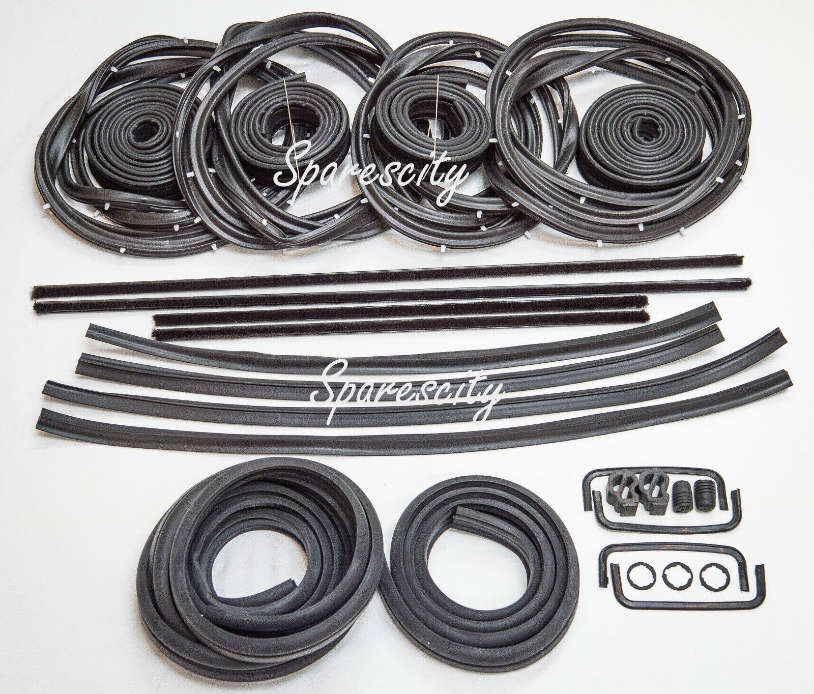 HOLDEN COMMODORE VK VL SEDAN RUBBER KIT DOOR WEATHER SEAL BAILEY 31pcs