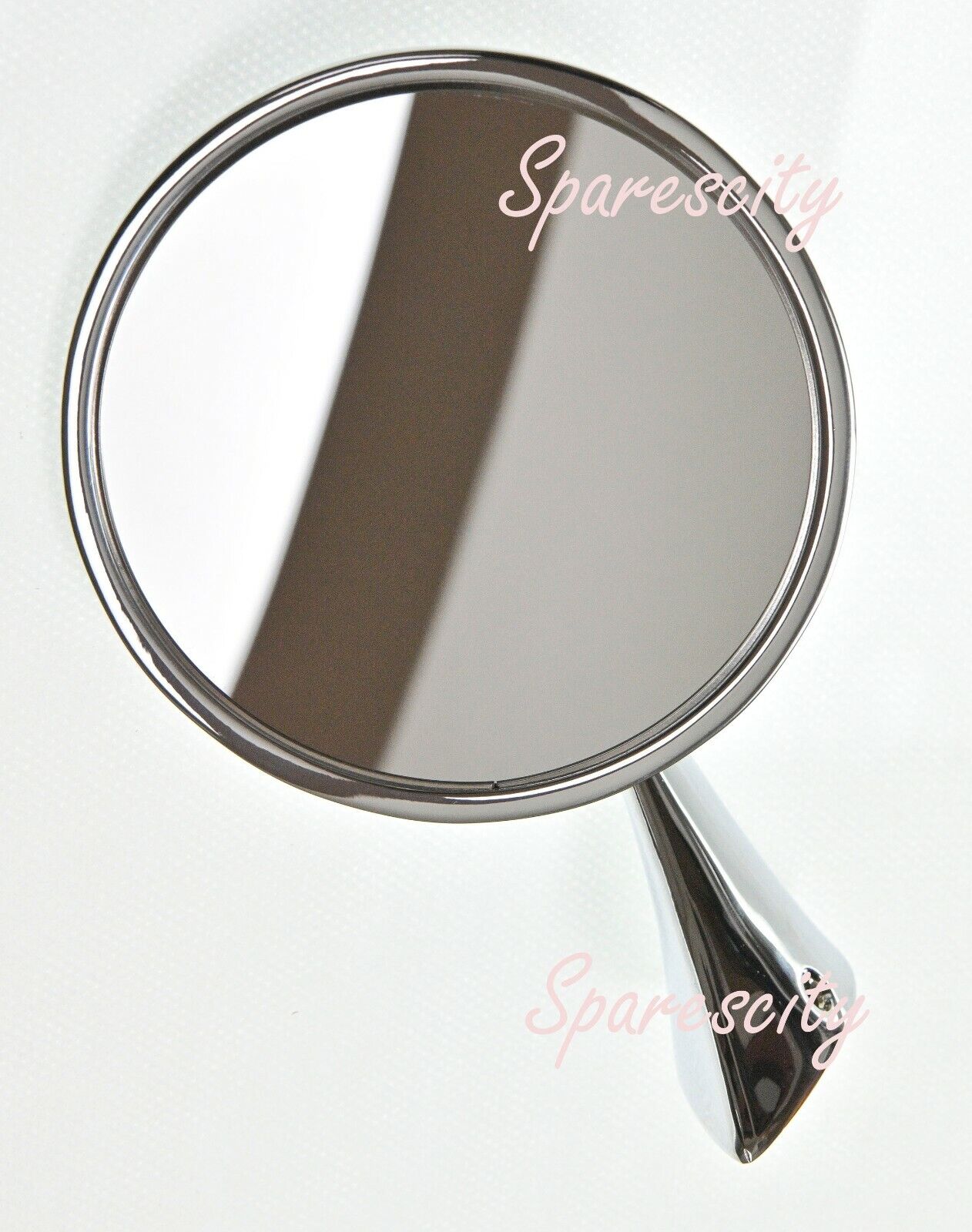 CHEV CHEVROLET CORVETTE STINGRAY BOWTIE MIRROR Large 120mm METAL TRIPLE CHROME