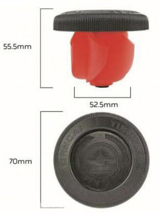 CPC Emergency Fuel Caps Universal size fit 52-53mm. Full Carton of 192pcs
