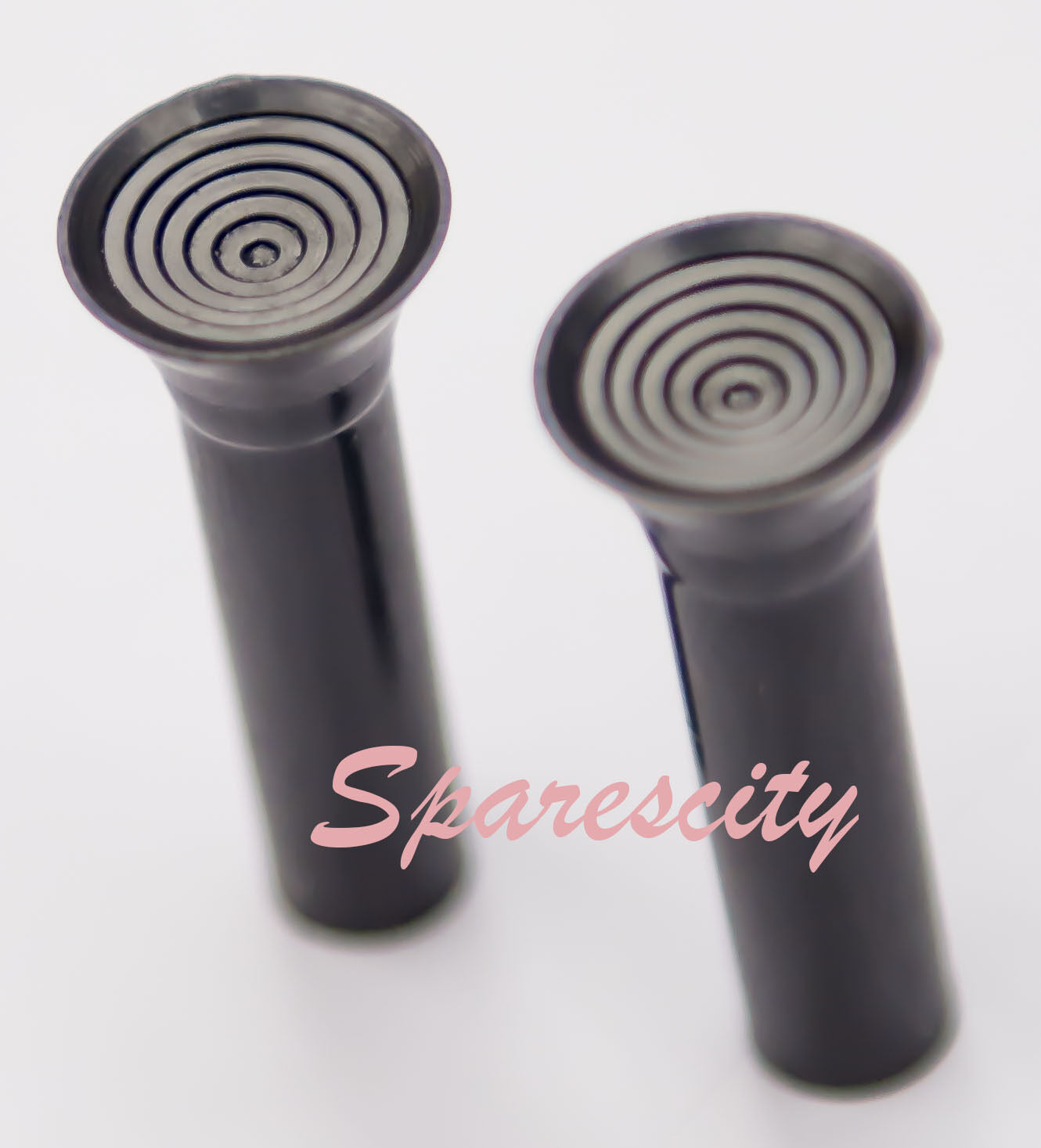 AUTO DOOR LOCK KNOB PULL 2 BLACK UNIVERSAL USE NEW Black