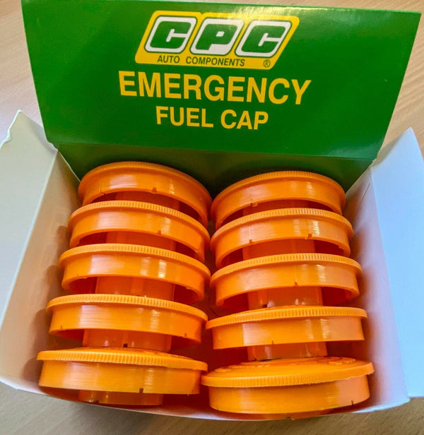 CPC Emergency Petrol Fuel Caps EFC10 Universal Fit. Box of 10 pcs