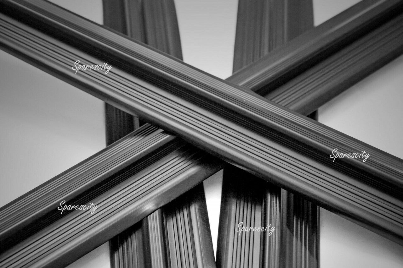 HOLDEN COMMODORE VB VC VH VK VL FRONT & REAR DOOR BLACK SCUFF PLATE SET IN STOCK