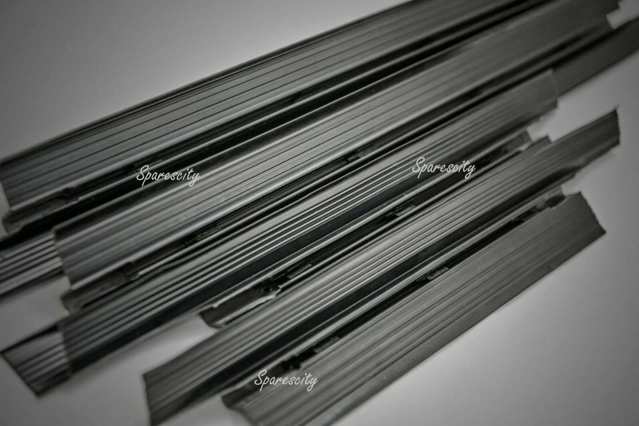 HOLDEN COMMODORE VB VC VH VK VL FRONT & REAR DOOR BLACK SCUFF PLATE SET IN STOCK