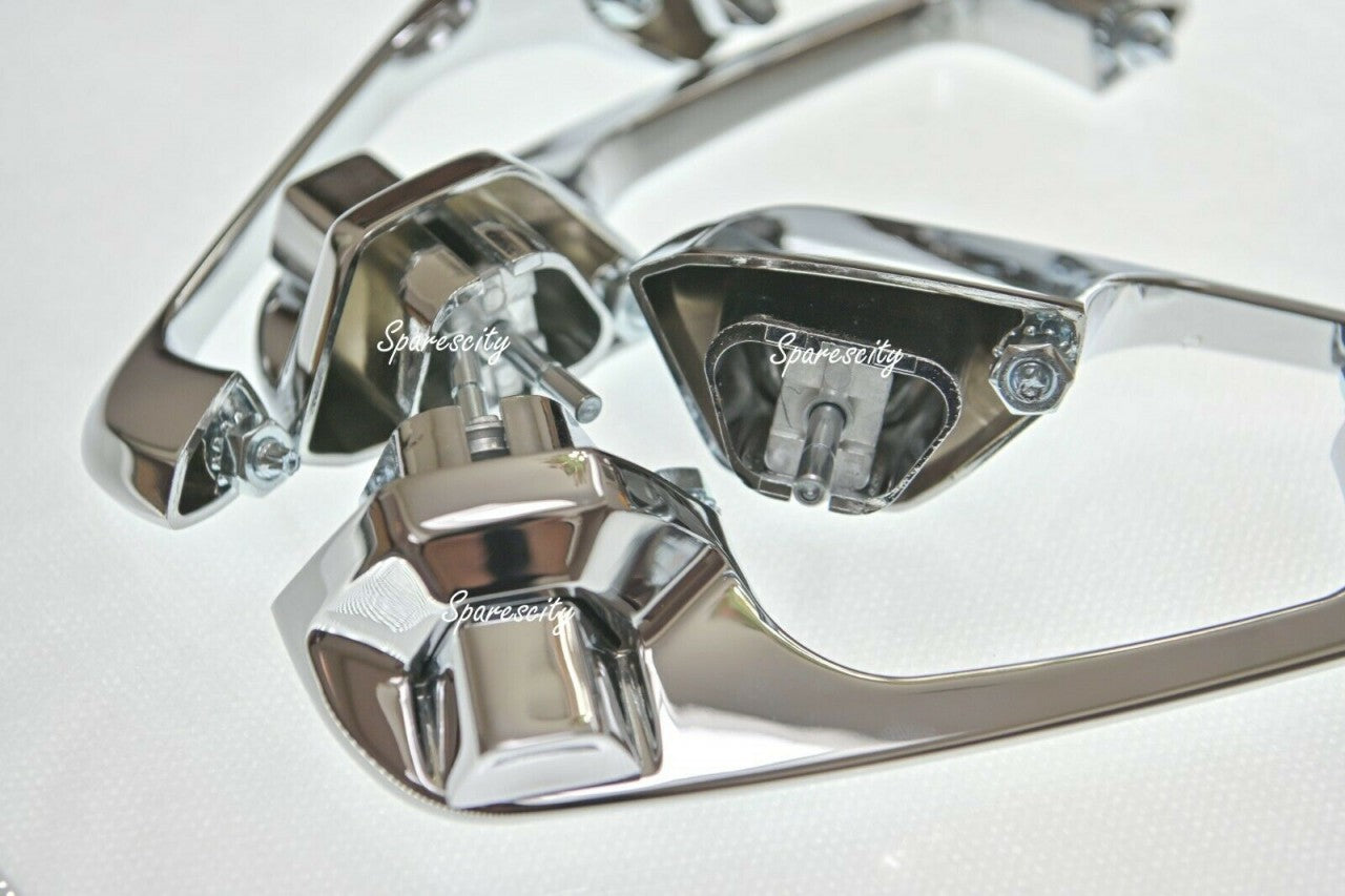 HOLDEN HD HR HK HT HG OUTER CHROME DOOR HANDLE SET 4 SEDAN WAGON UTE MONARO N E W