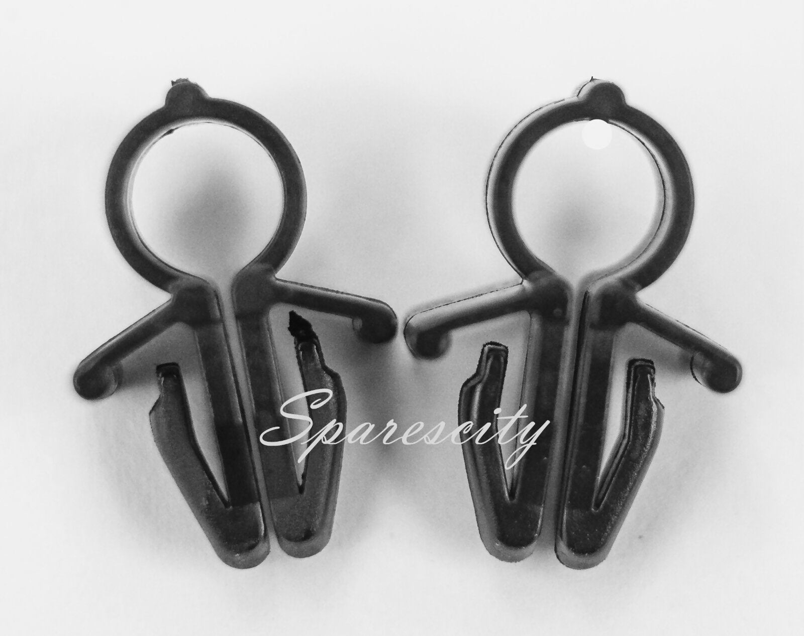 Holden Commodore bonnet hood cable retaining clip pair (2pcs) VN VP VR VS black new