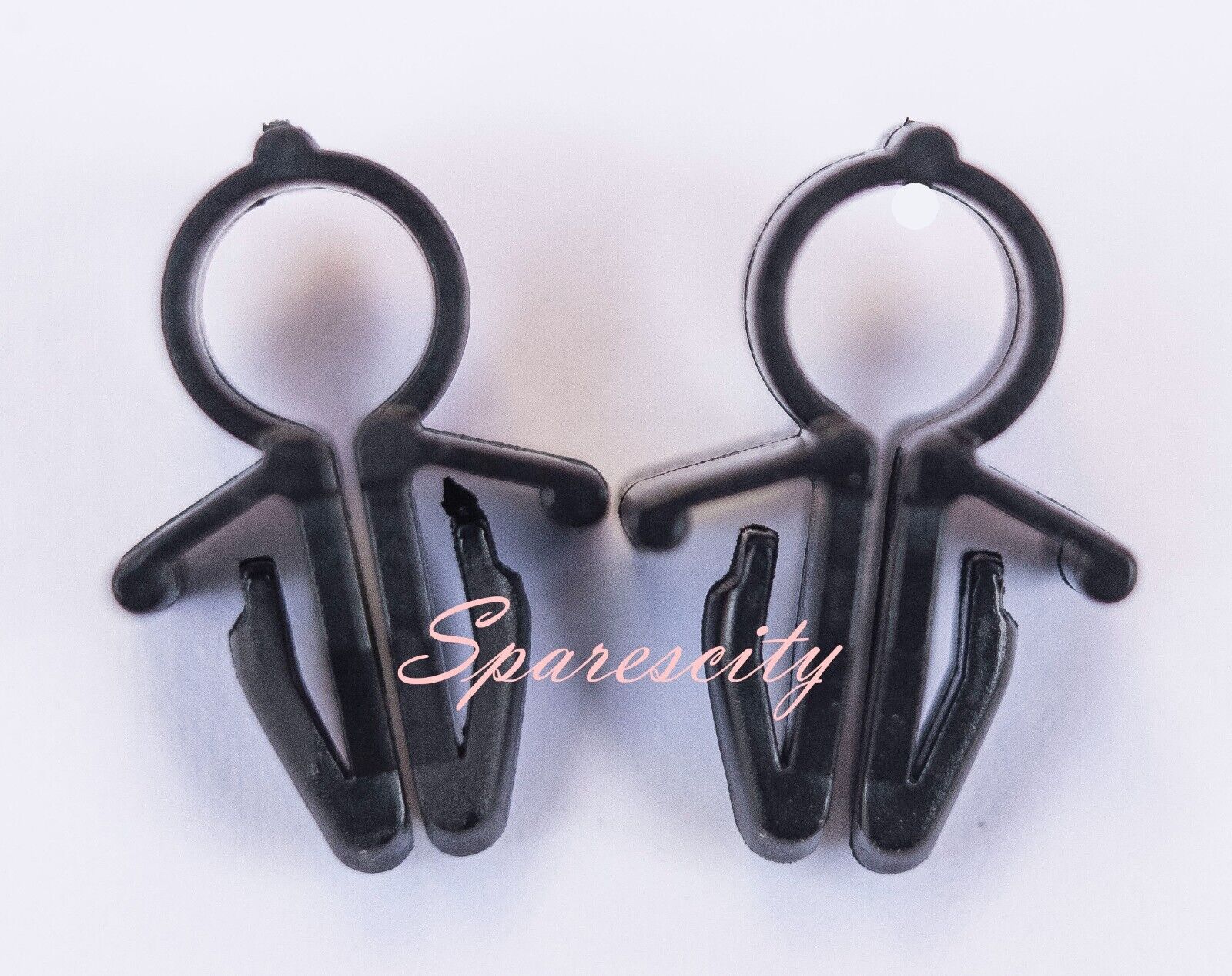 Holden Commodore bonnet hood cable retaining clip pair (2pcs) VN VP VR VS black new