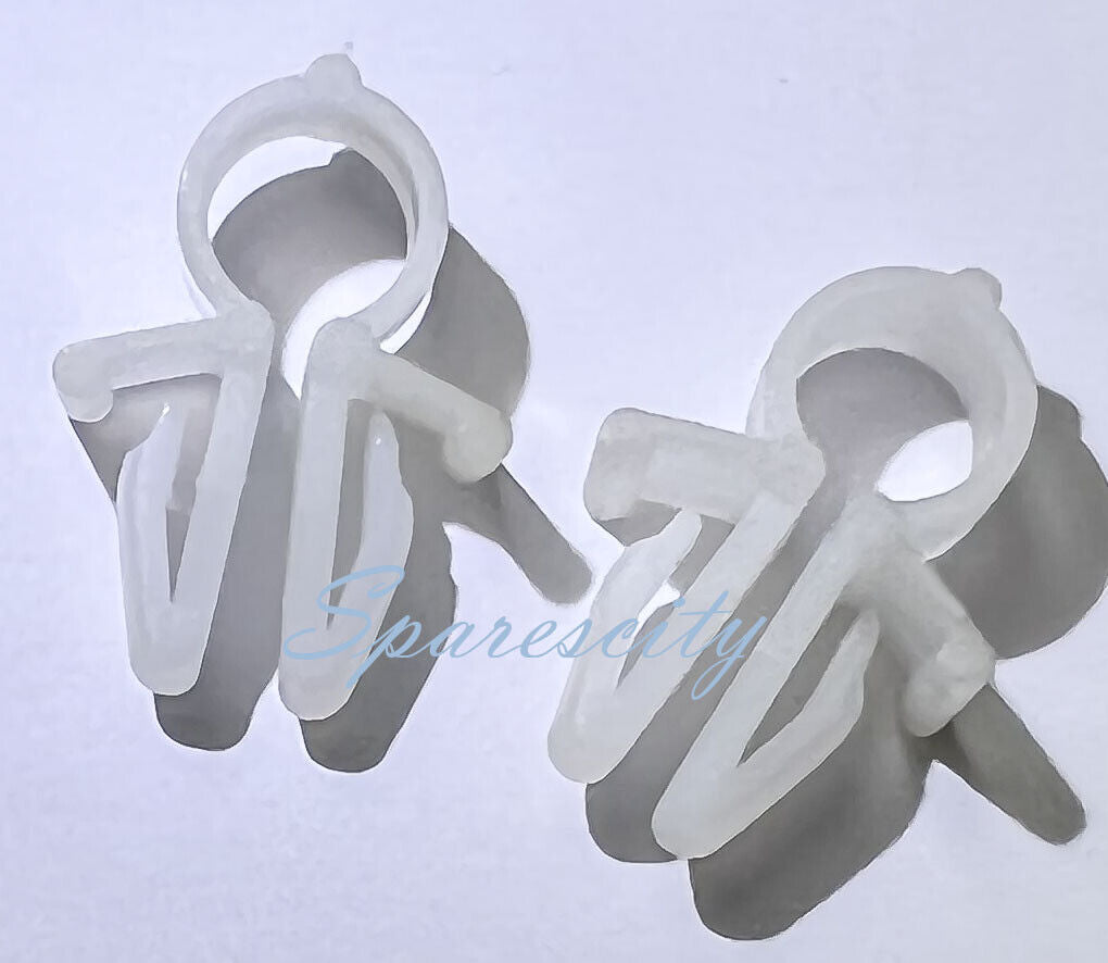 Holden commodore bonnet hood cable retaining clip VN VP VR VS (2pcs) white new