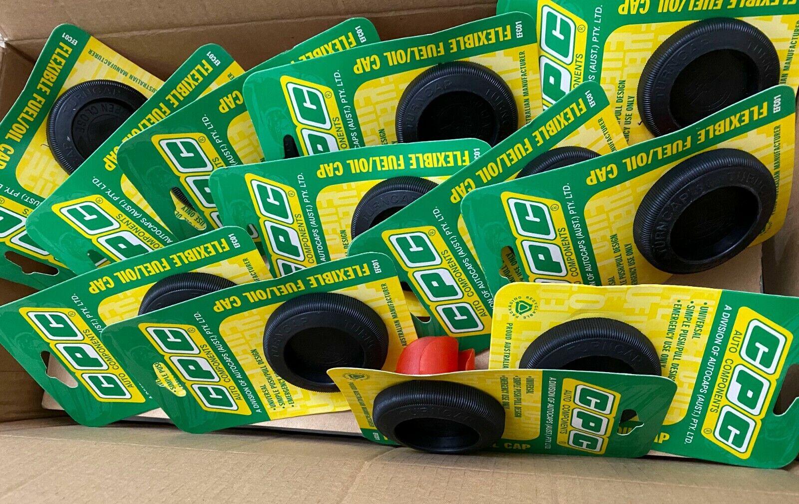 CPC Emergency Fuel Caps Universal size fit 52-53mm. Box of 12.