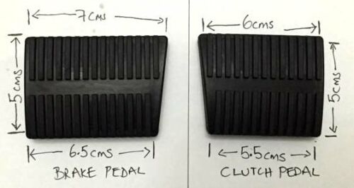 COMMODORE for VB VC VH VK VL HDT CLUTCH & BRAKE RUBBER PEDAL PAD HOLDEN