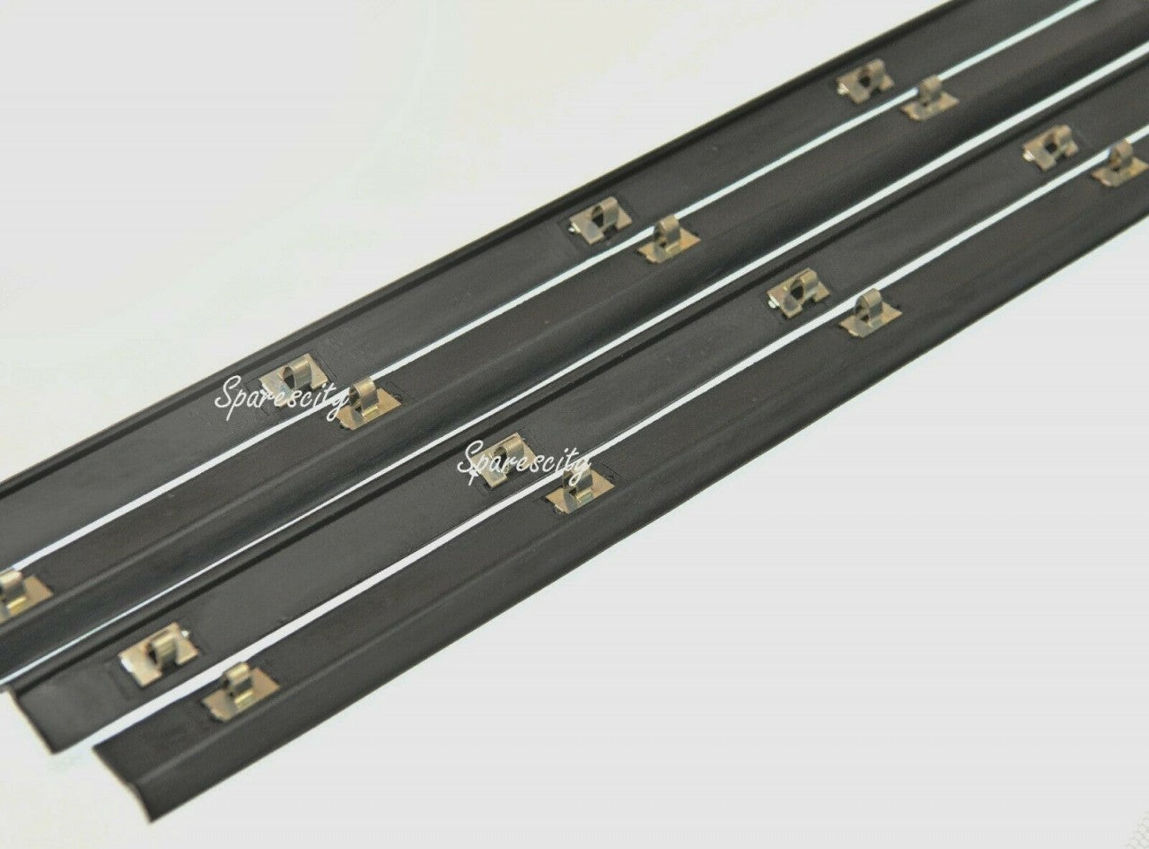 DOOR BELT RAIN DUST SEAL RUBBER HK HT HG FRONT Doors 4 inner & outer NEW