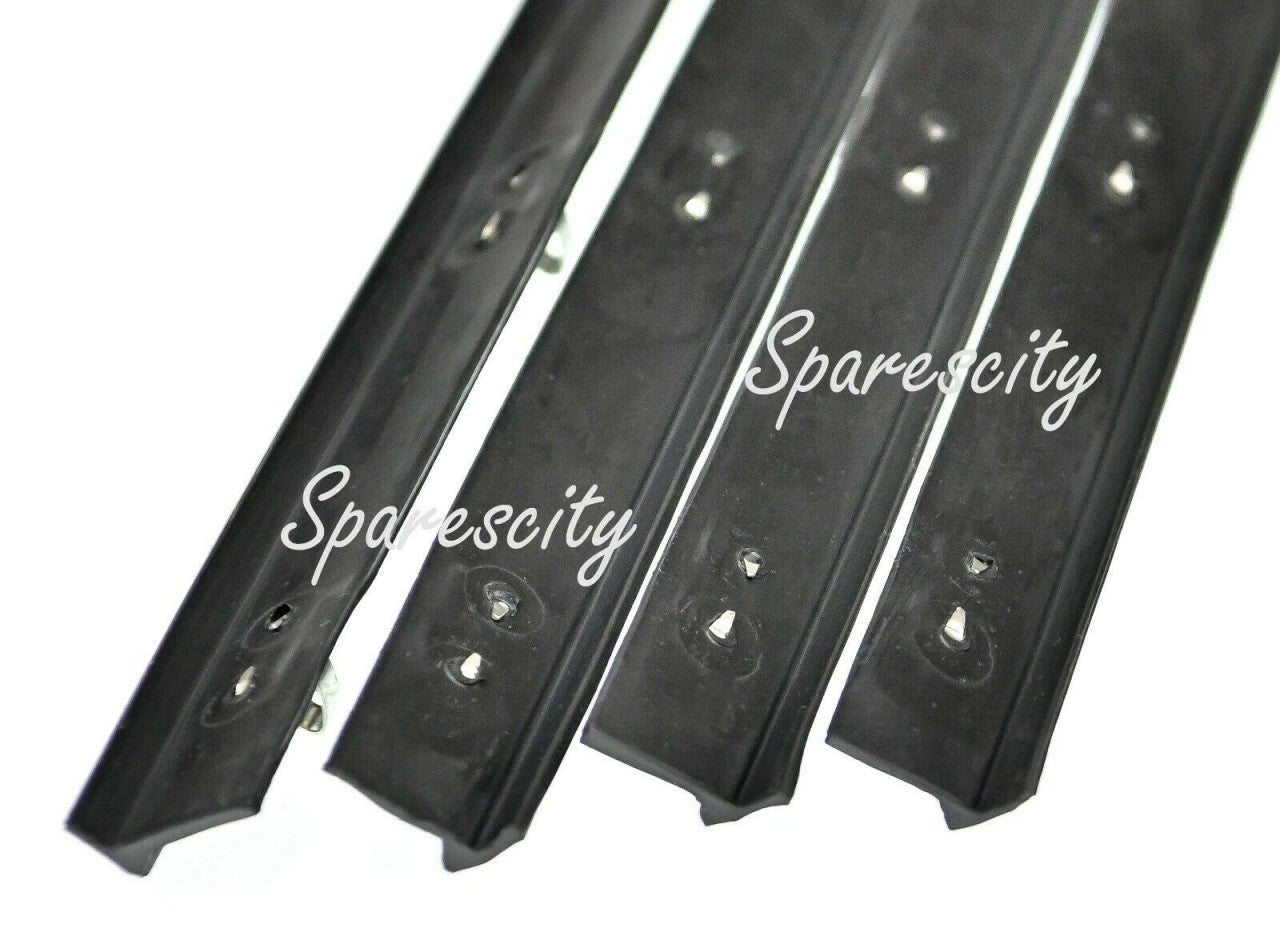 DOOR BELT RAIN DUST SEAL RUBBER HK HT HG FRONT Doors 4 inner & outer NEW