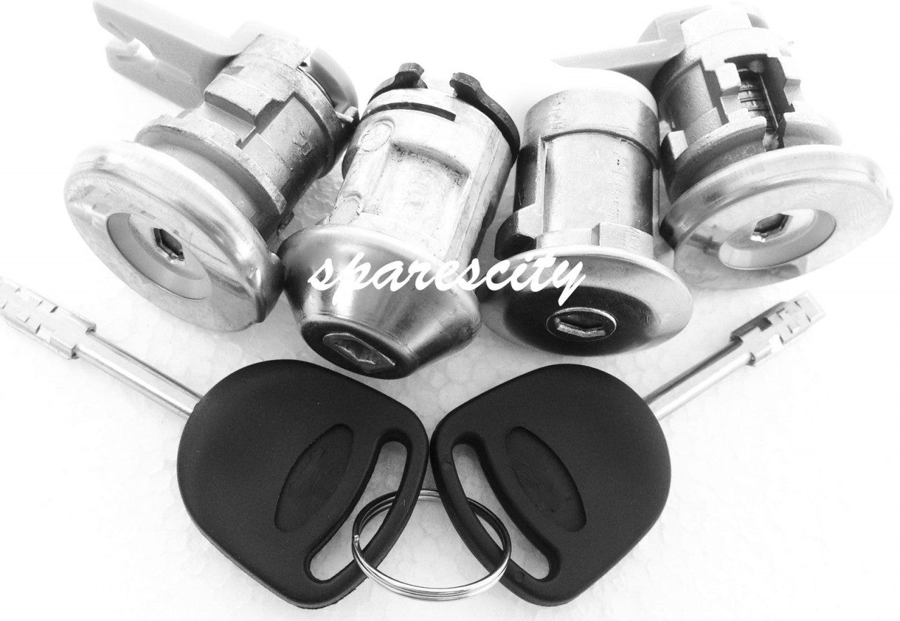 FORD FALCON FAIRMONT EA EB ED EF EL NEW IGNITION 2 DOOR 1 BOOT LOCK set + KEYS