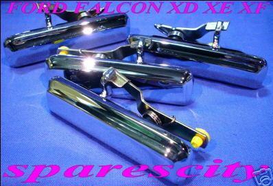 FORD FALCON XD XE XF DOOR HANDLES CHROME CORTINA TE TF