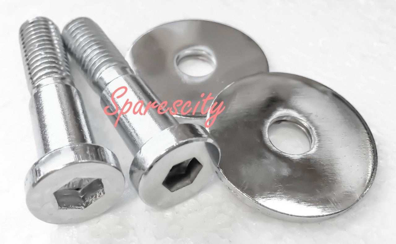 HOLDEN Door LOCK Striker Bolt CHROME x 2 HQ HJ HX HZ WB LH LX UC VB VC VH VK VL