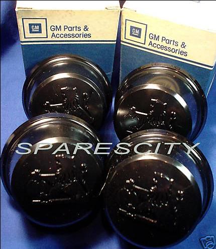 HOLDEN GEMINI BLACK WHEEL CAP SET GENUINE GMH