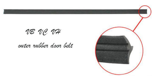 HOLDEN commodore DOOR BELT WEATHER SEAL RUBBER FRONT OUTER VB VC VH